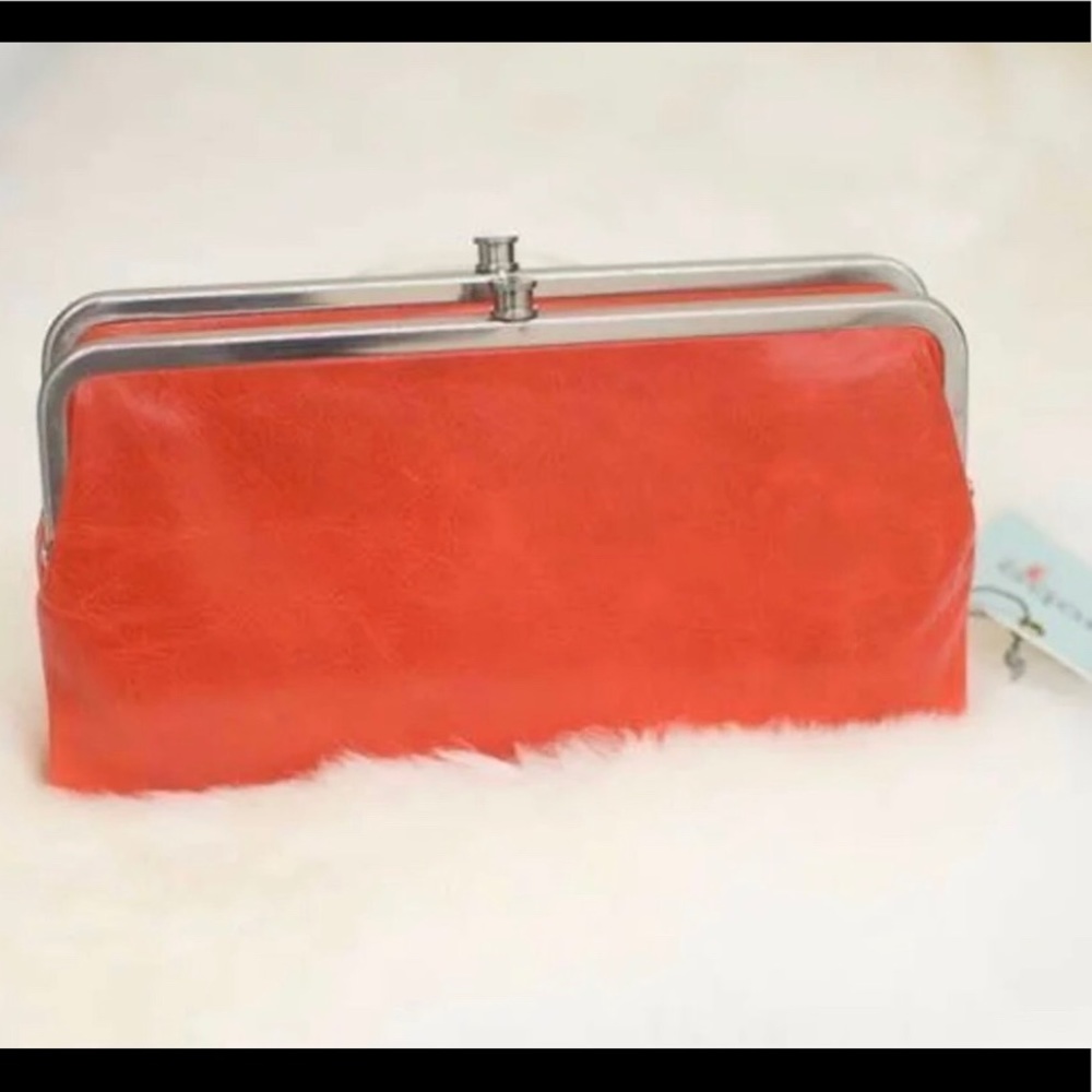 Hobo Intl Lauren Grenadine Leather Clutch Wristlet